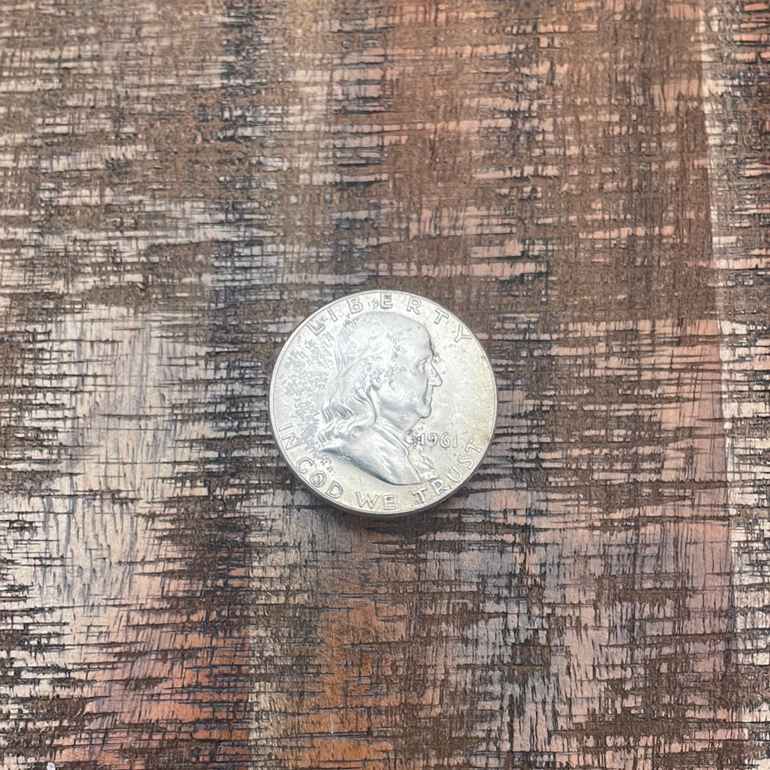 1961 50C US Franklin Half Dollar