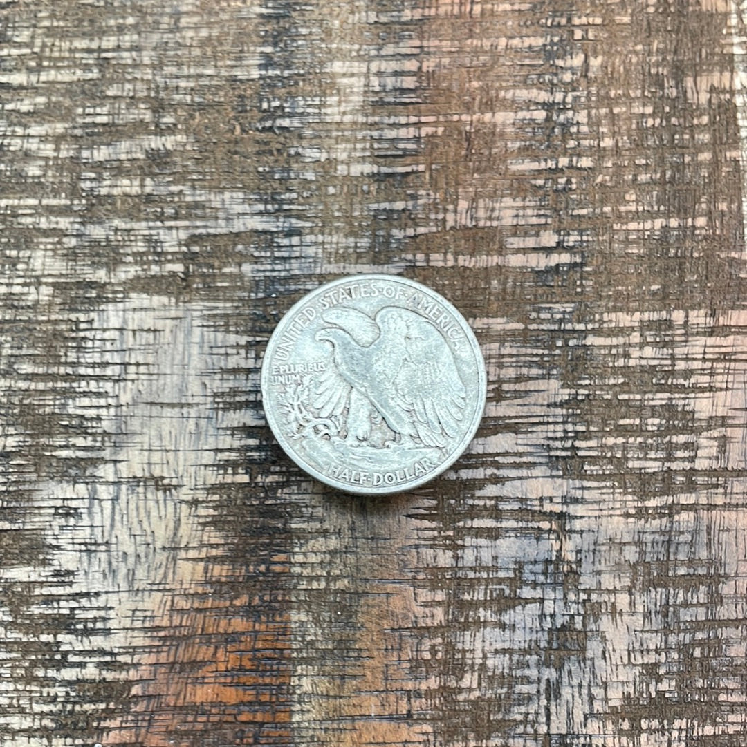 1942 50C US Walking Liberty Half Dollar
