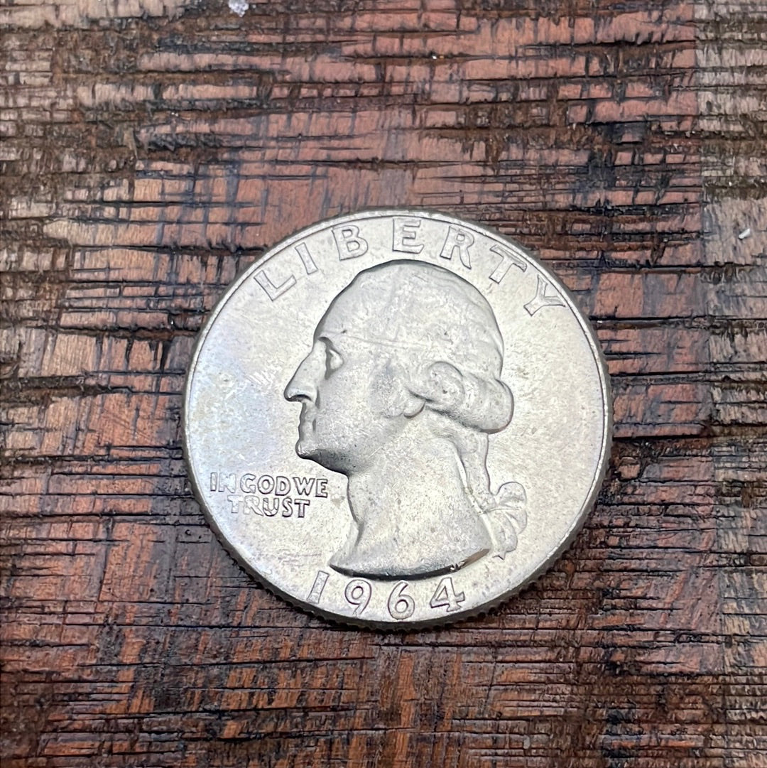 1964-D 25c US Washington Quarter