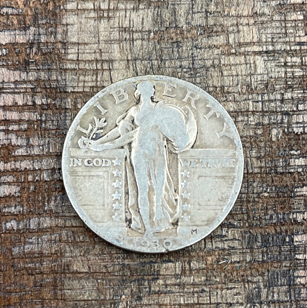 1930 25C US Standing Liberty Quarter