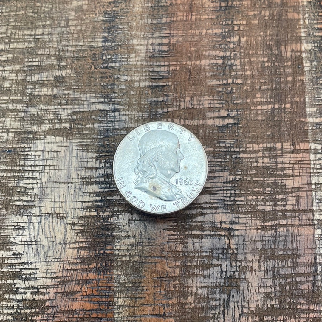 1963 50C US Franklin Half Dollar