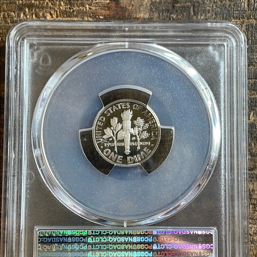 2022-S 10c Roosevelt Dime PCGS PR70 DCAM