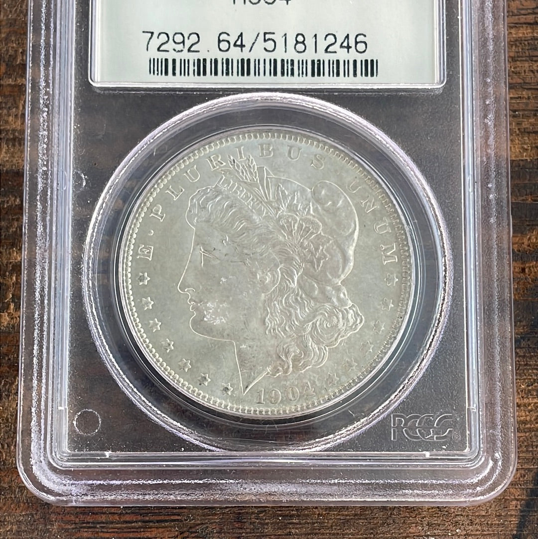 1904-O $1 US Morgan Silver Dollar PCGS MS64