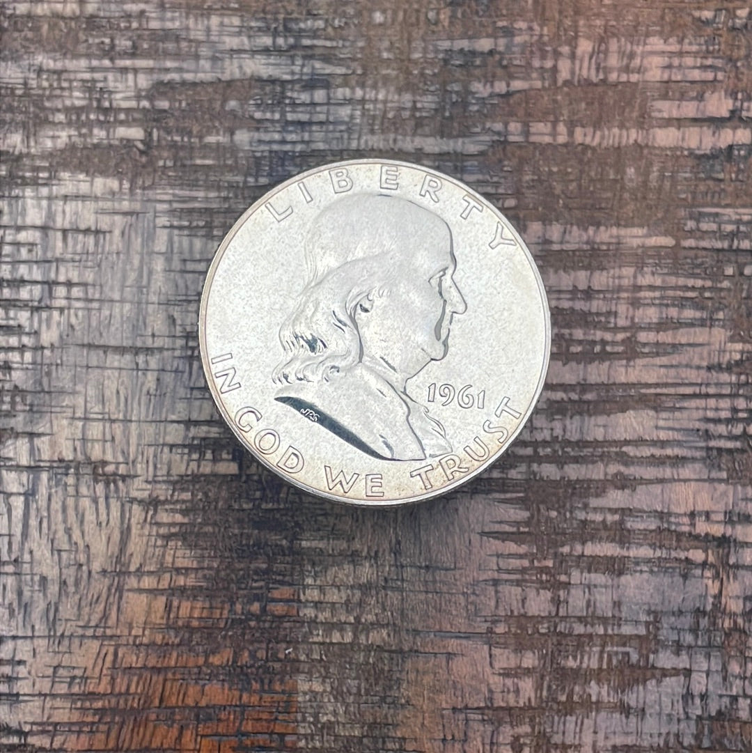1961 50C US Franklin Half Dollar Proof