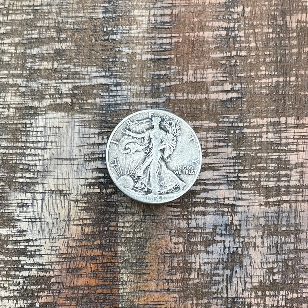 1941 50C US Walking Liberty Half Dollar
