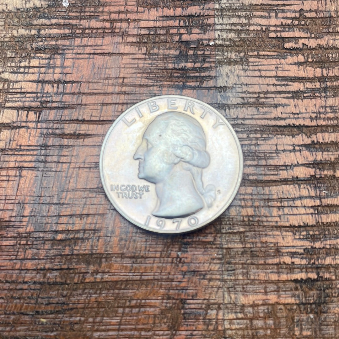 1970-S 25c US Proof Washington Quarter
