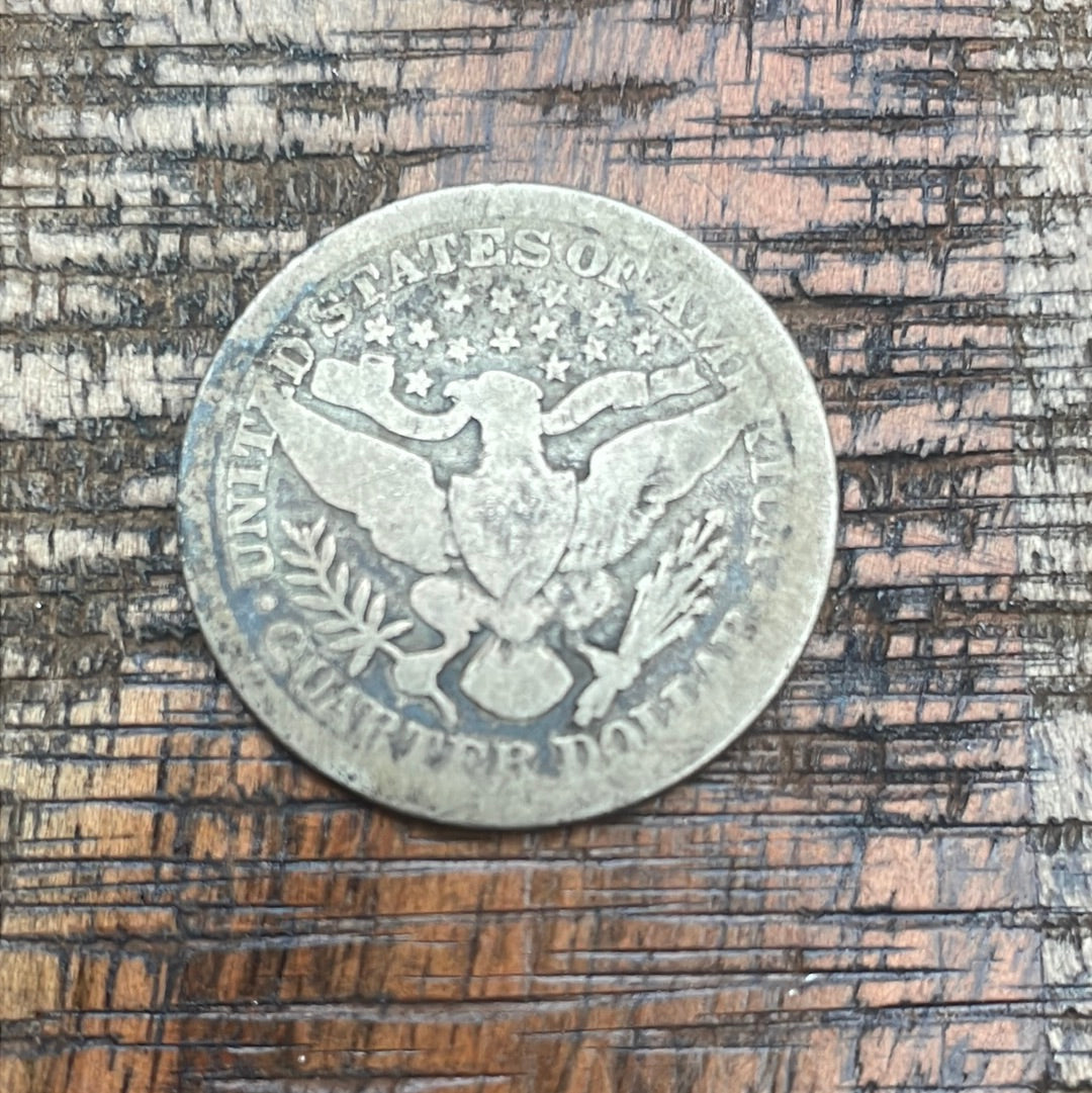 1897 25C US Barber Quarter