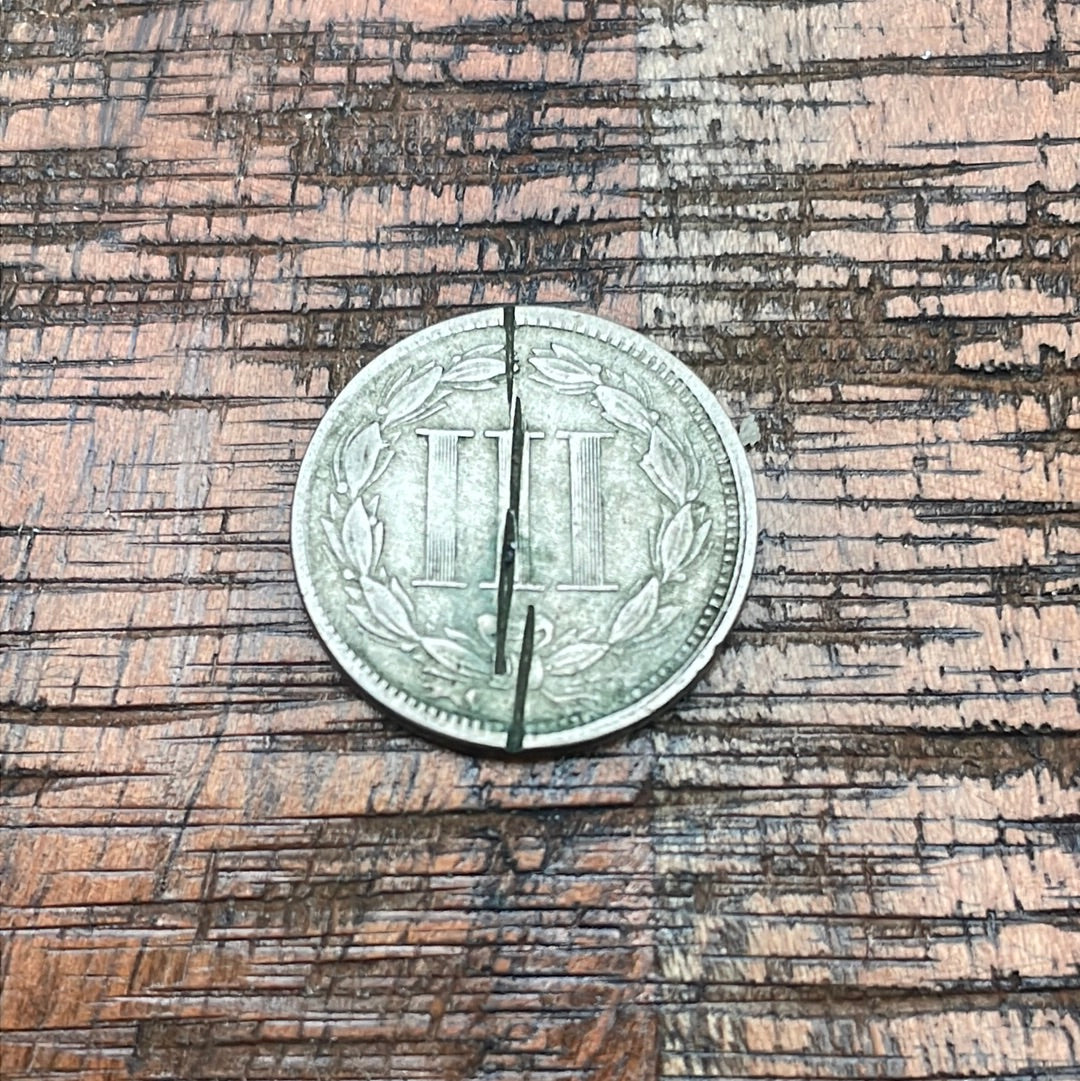 1867 3CN US Three Cent ~ Nickel