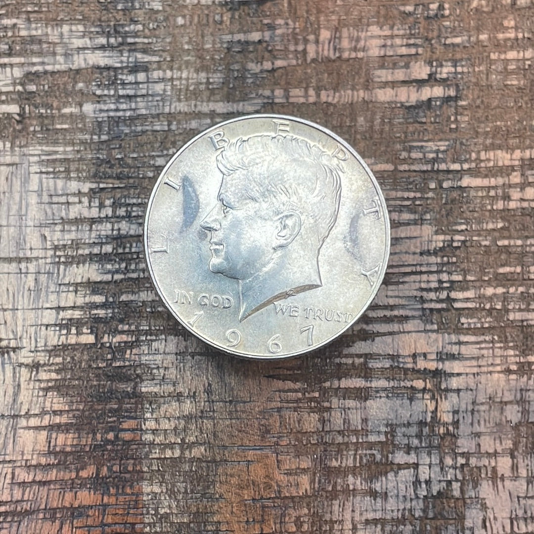 1967 50c Kennedy Half Dollar 40% Silver