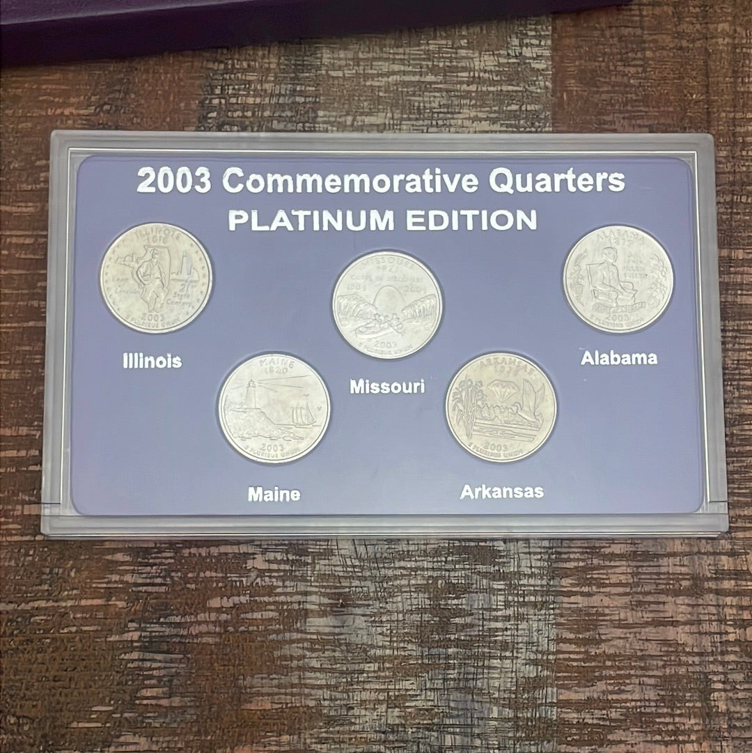 2003 Platinum Edition State Quarter Collection