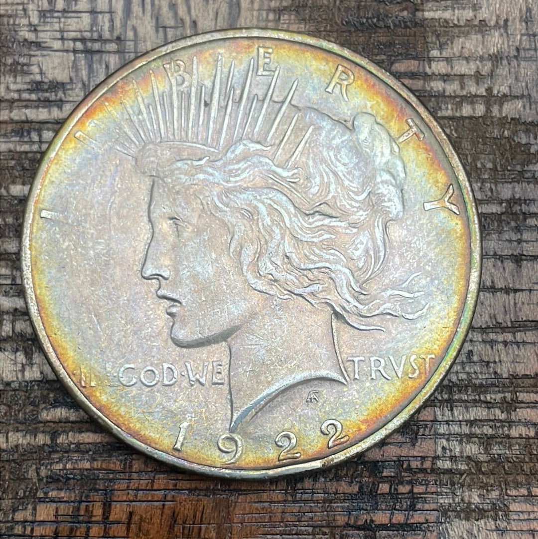 1922-D $1 US Silver Peace Dollar