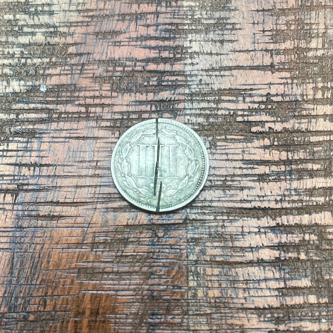 1867 3CN US Three Cent ~ Nickel