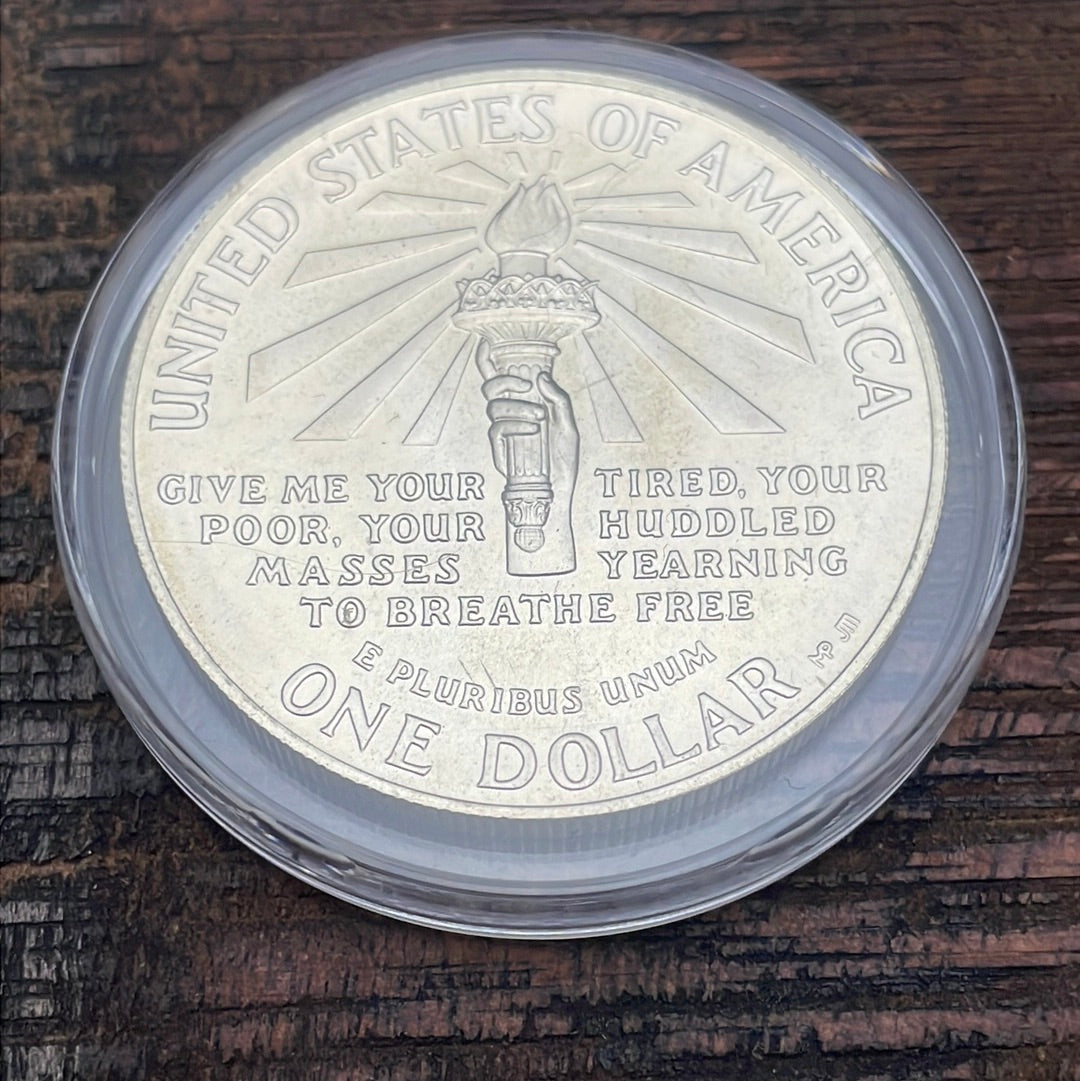 1986 $1 US Liberty Coin Silver Dollar Coin in OGP no COA