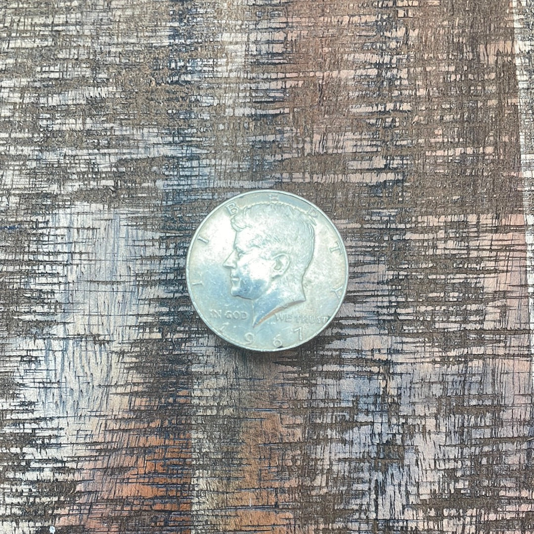 1967 50c Kennedy Half Dollar 40% Silver