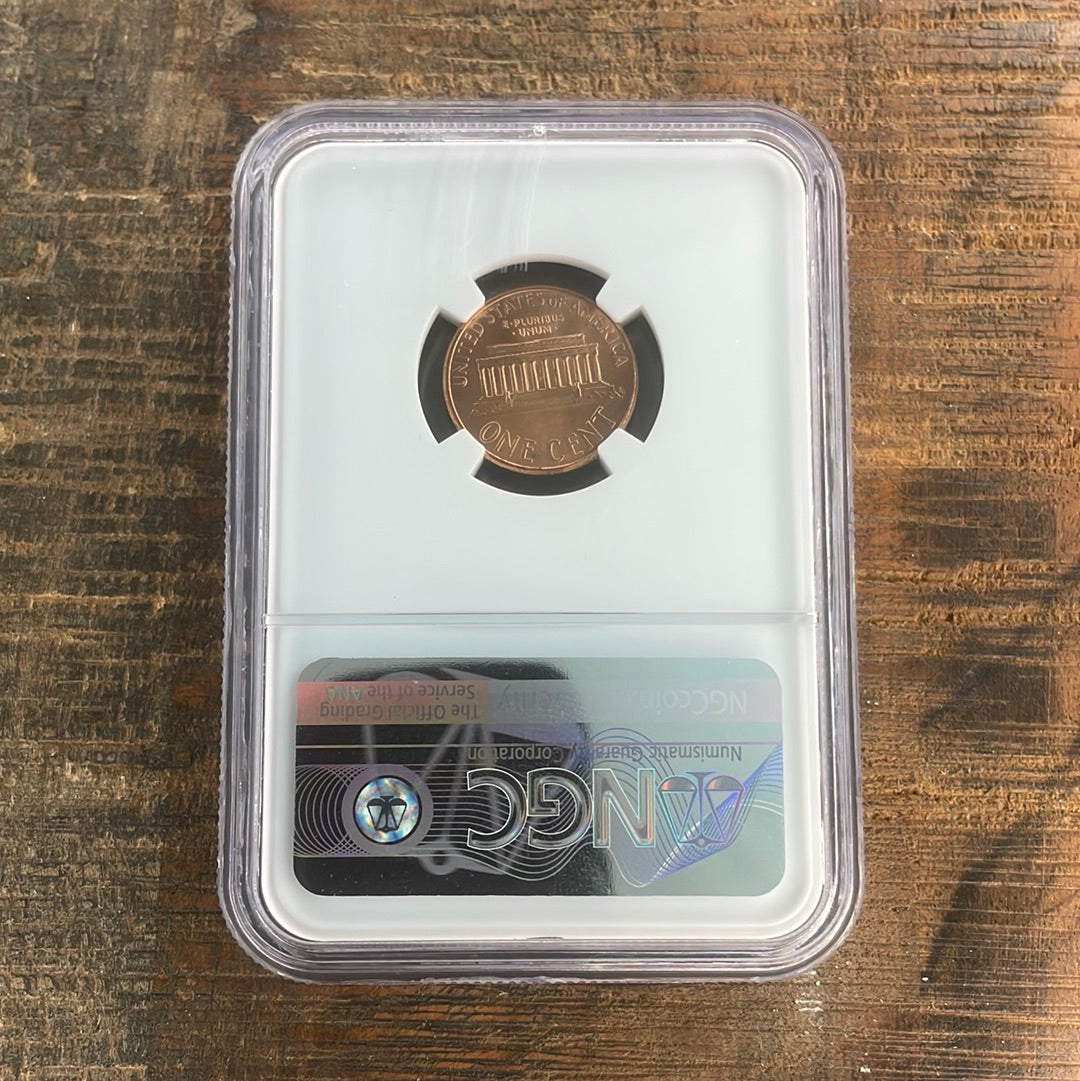2000 1c US Lincoln Memorial Cent “Cheerios Promotion” NGC MS67 RD
