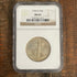 1942-D 50C US Walking Liberty Half Dollar ~ NGC MS64
