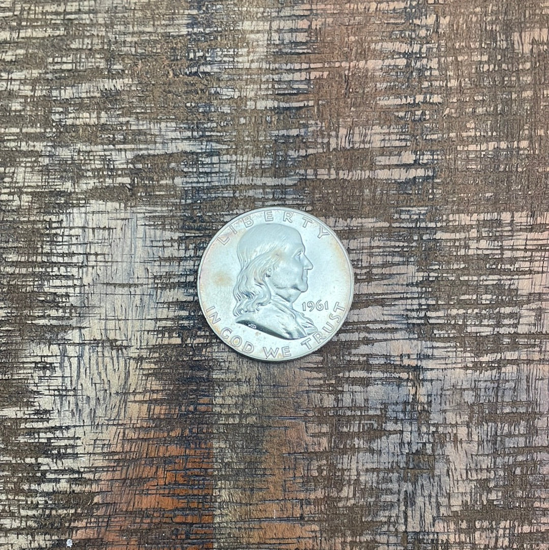 1961 50C US Franklin Half Dollar Proof