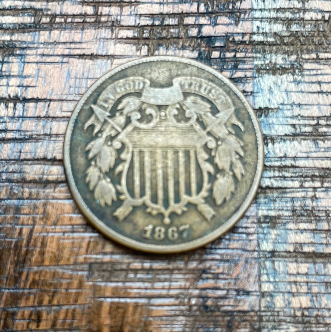 1867 2C US Two Cent