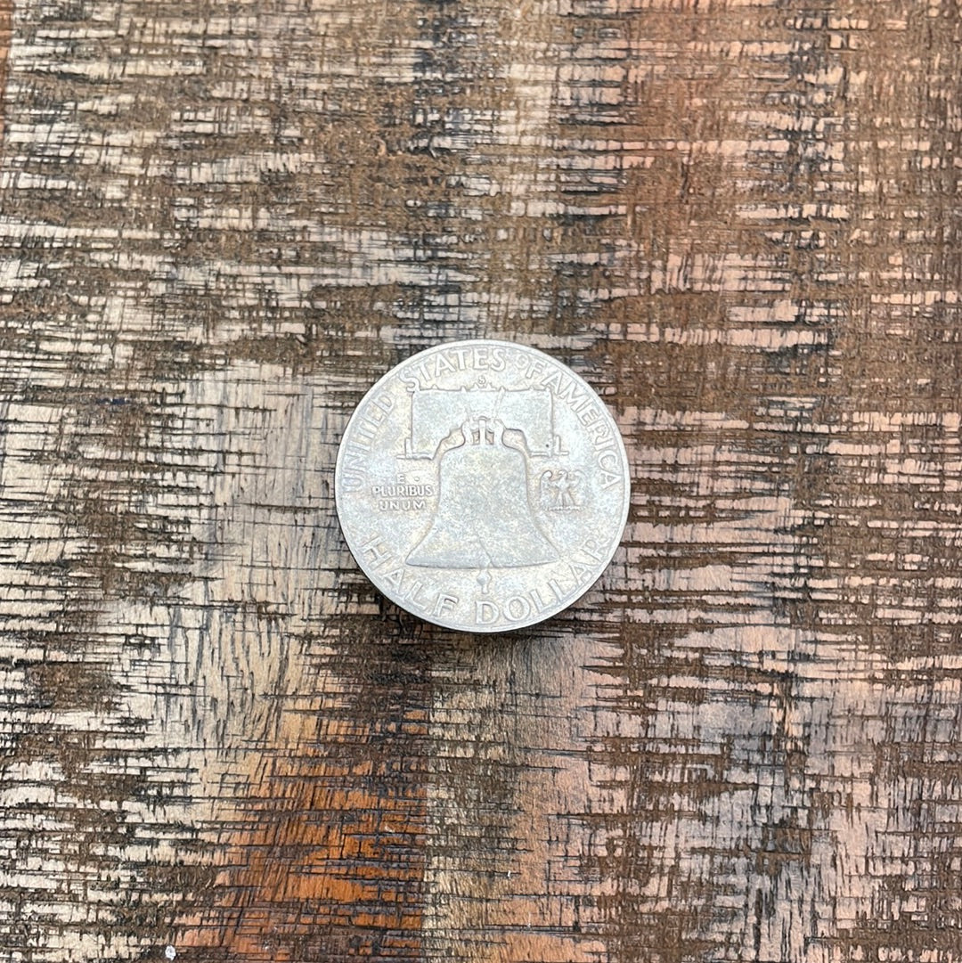 1951-S 50C US Franklin Half Dollar