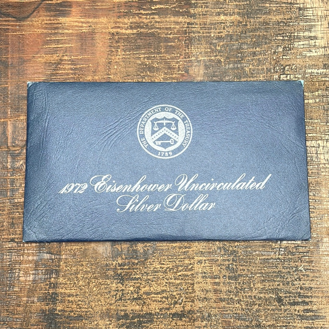 1972 Eisenhower Uncirculated Silver Dollar~ OGP with COA
