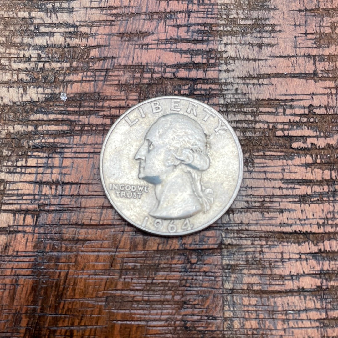 1964 25c US Washington Quarter