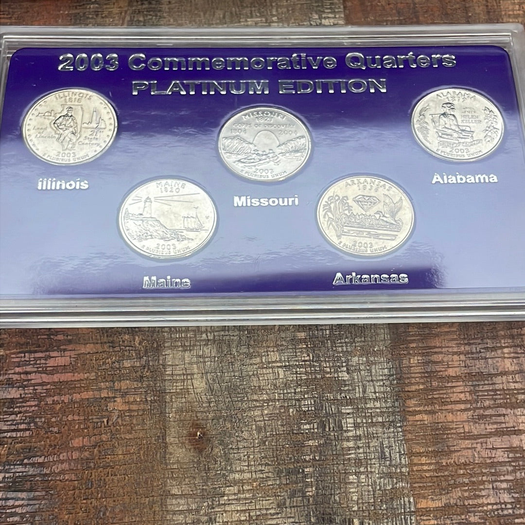 2003 Platinum Edition State Quarter Collection
