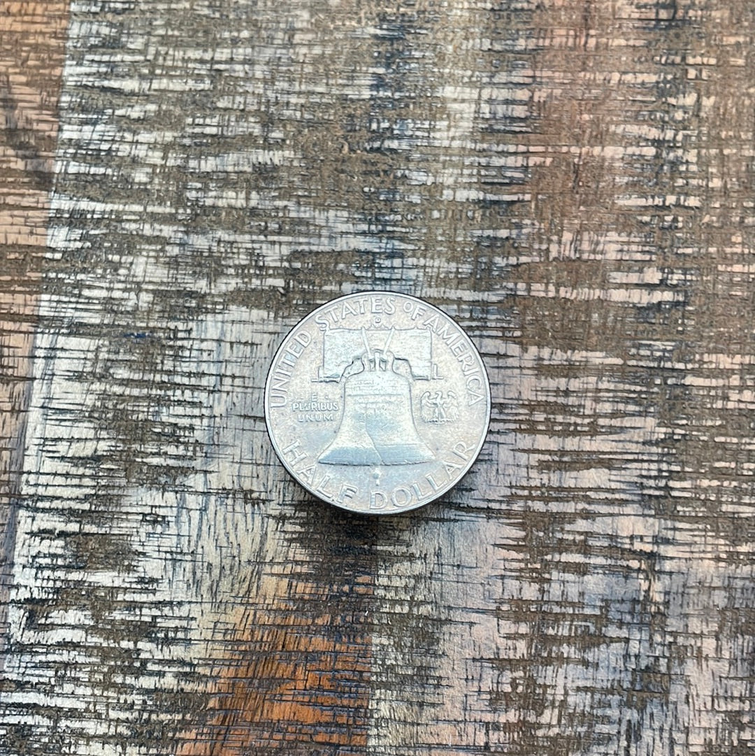 1962-D 50C US Franklin Half Dollar