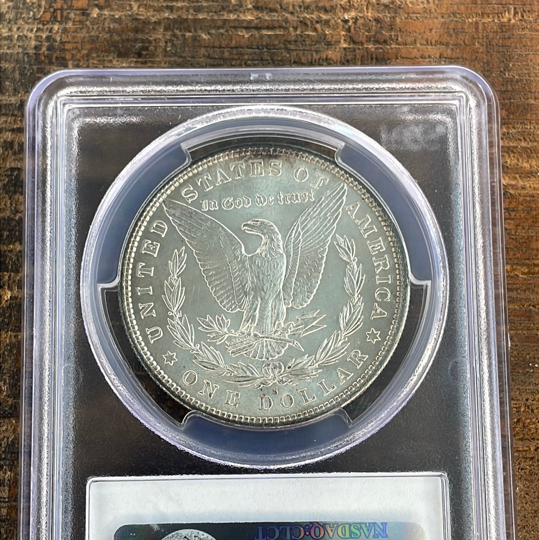 1880-S $1 US Morgan Silver Dollar PCGS MS64