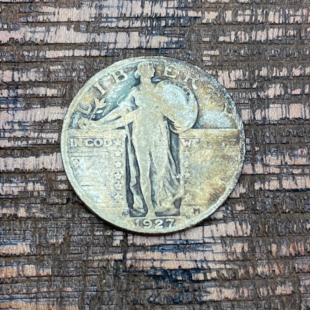 1927-S 25C US Standing Liberty Quarter