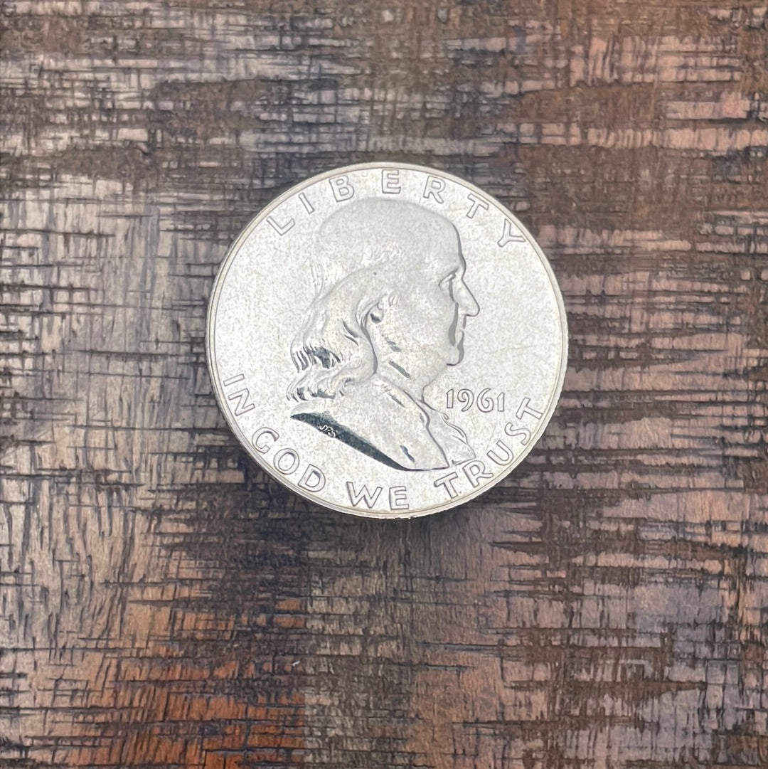 1961 50C US Franklin Half Dollar Proof