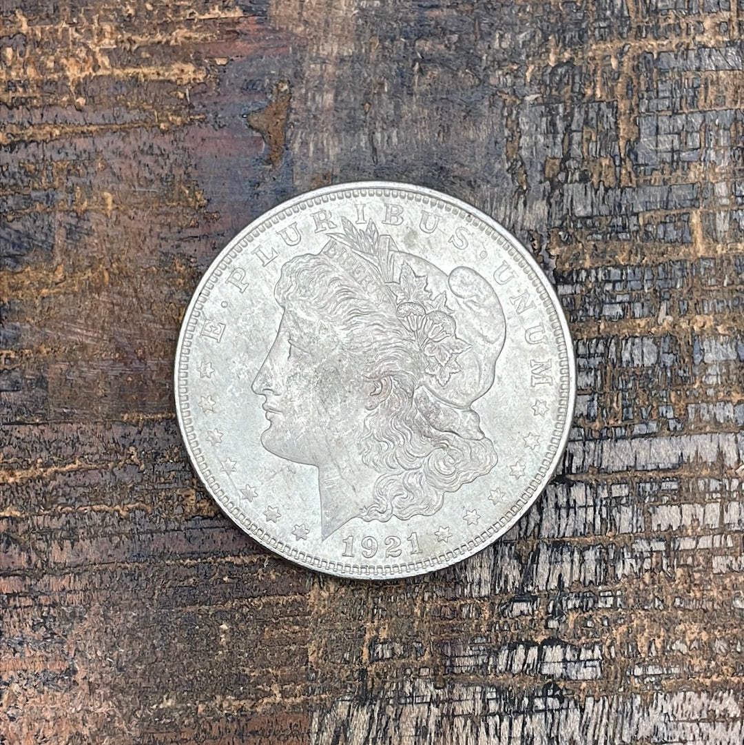 1921 $1 US Morgan Silver Dollar