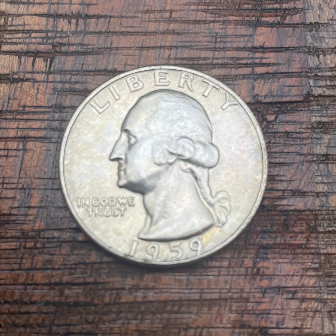 1959-D 25c US Washington Quarter