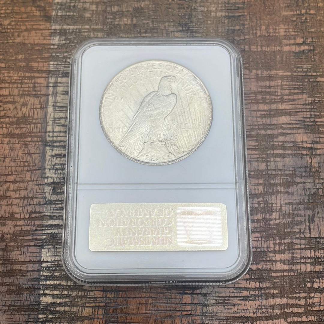 1924 $1 US Peace Dollar NGC MS64