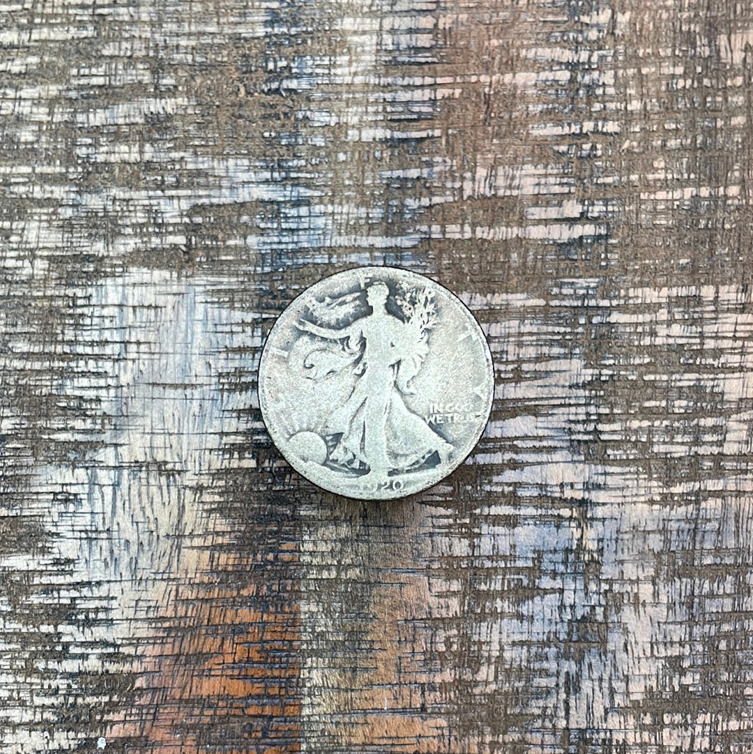 1920 50C US Walking Liberty Half Dollar