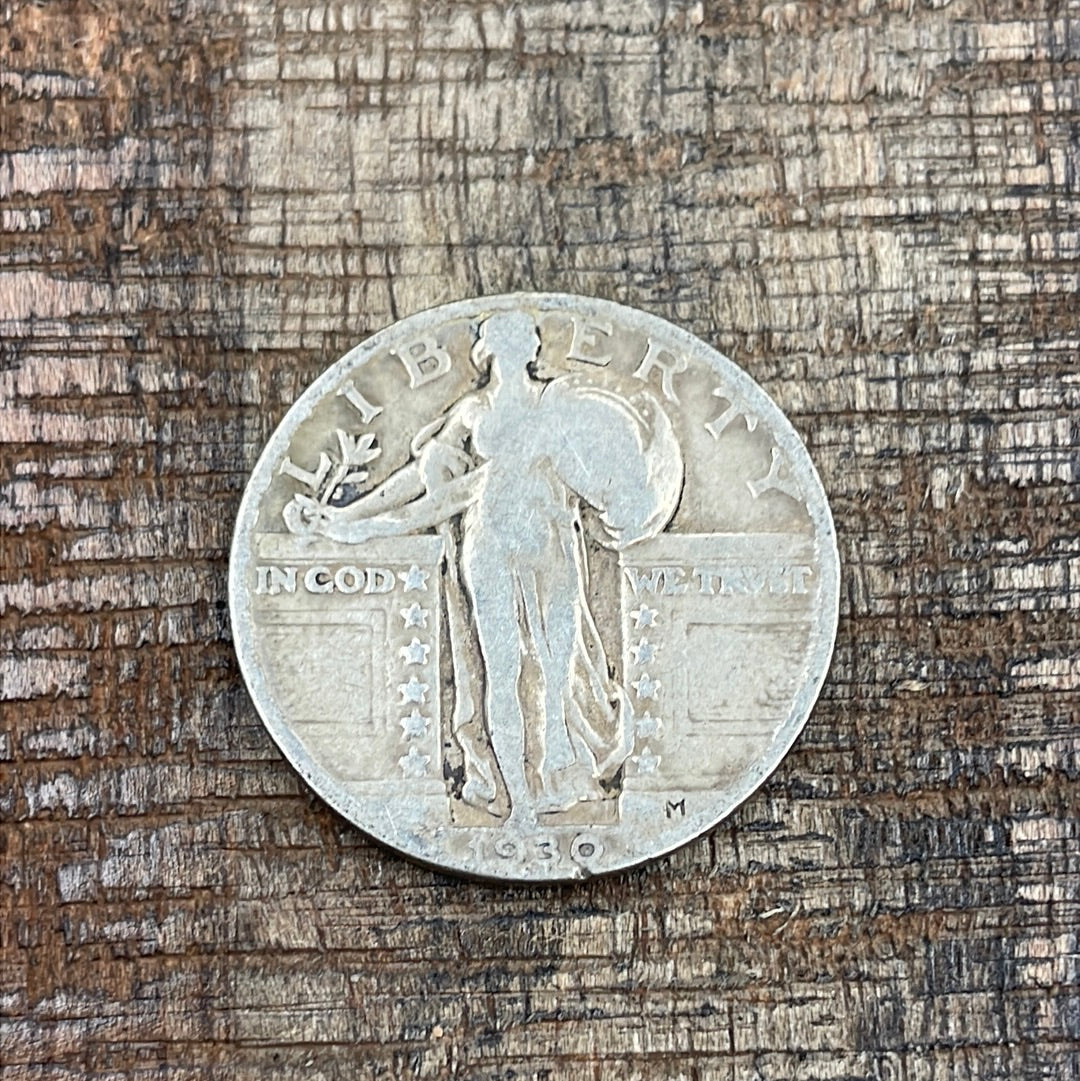 1930 25C US Standing Liberty Quarter