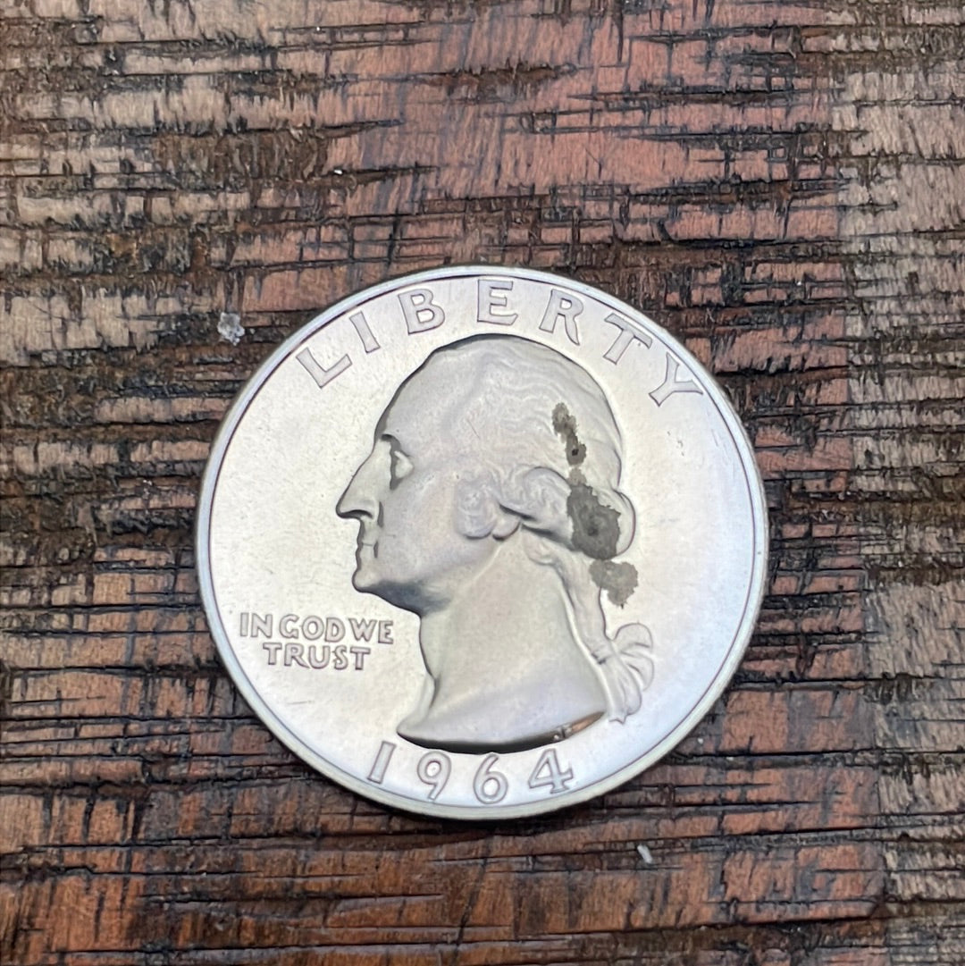 1964 25c US Proof Washington Quarter