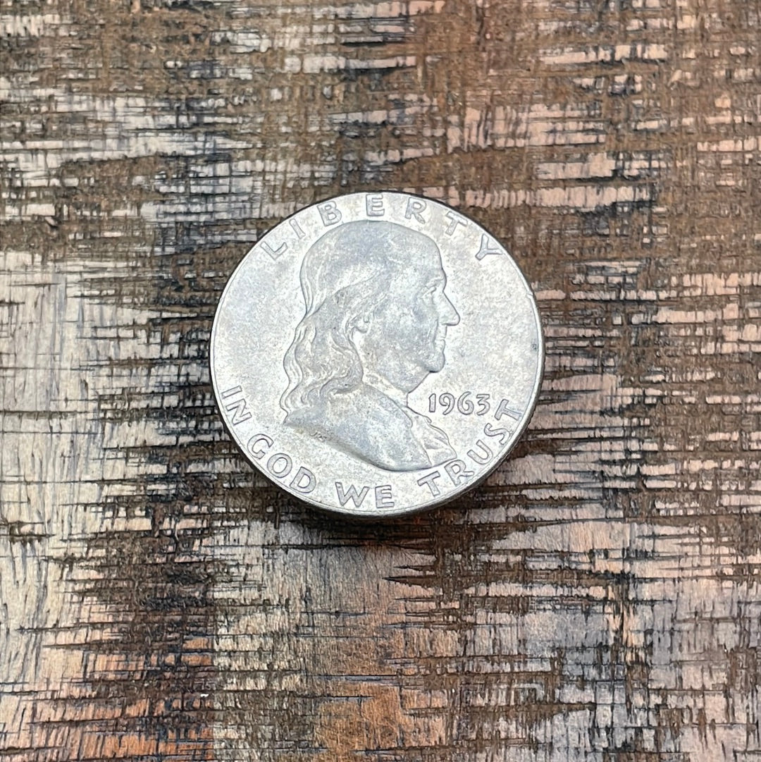 1963 50C US Franklin Half Dollar
