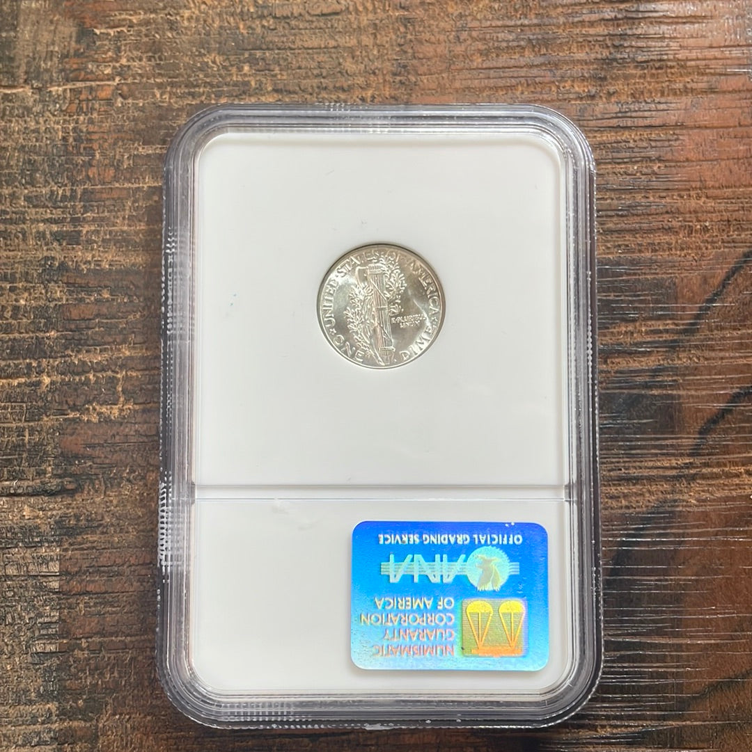 1944 US 10c Mercury Dime NGC MS66
