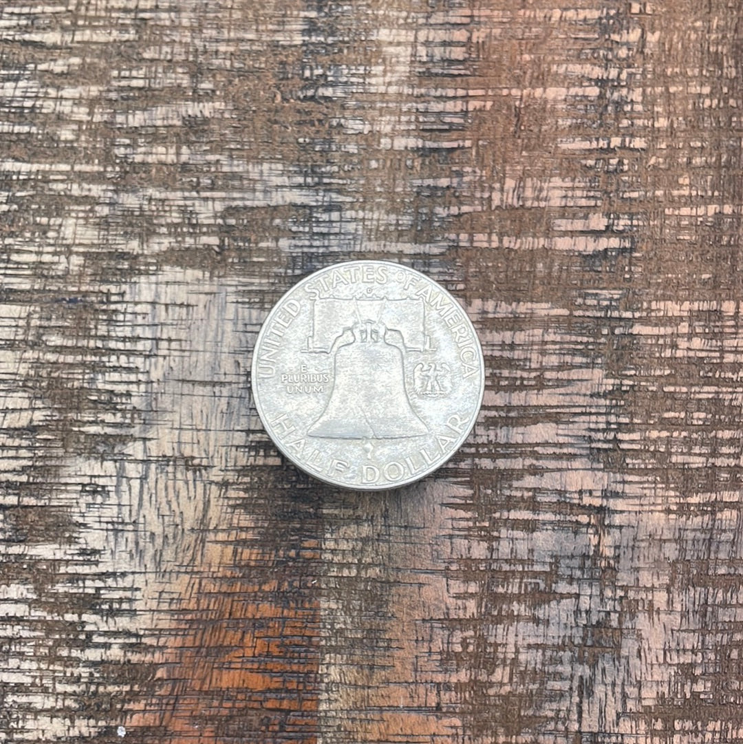 1961-D 50C US Franklin Half Dollar
