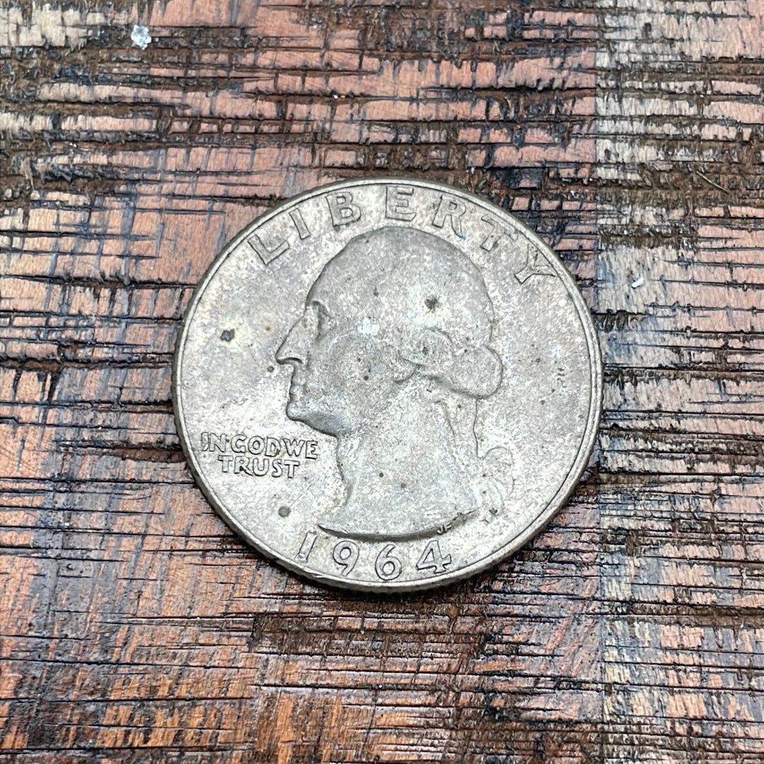 1964-D 25c US Washington Quarter