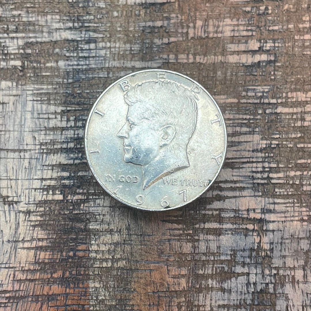 1967 50c Kennedy Half Dollar 40% Silver