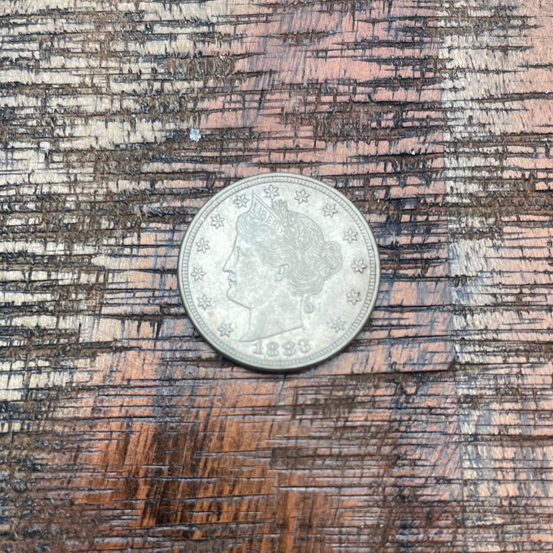 1883 5C Liberty Head Nickel ~ NO CENTS
