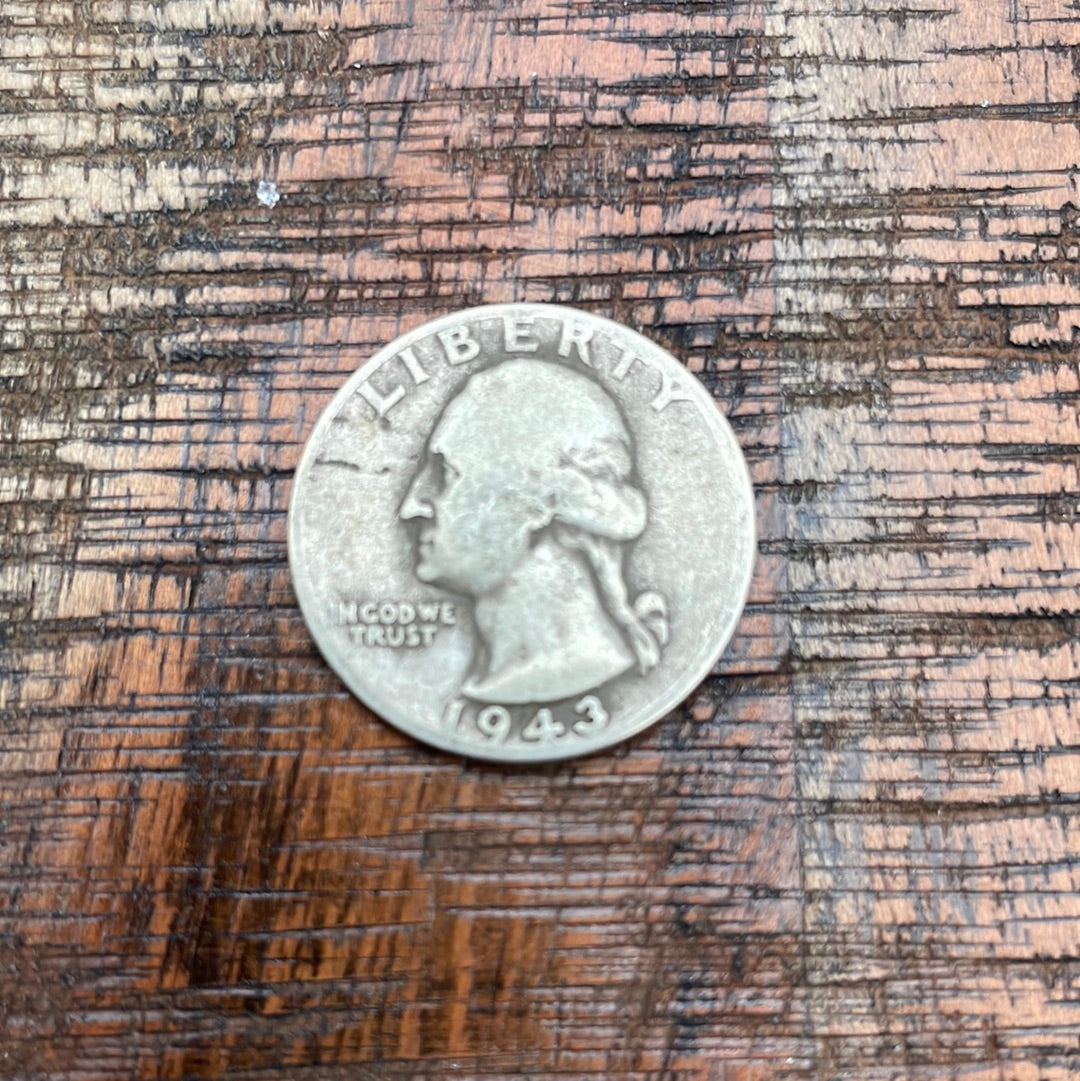 1943 25c US Washington Quarter