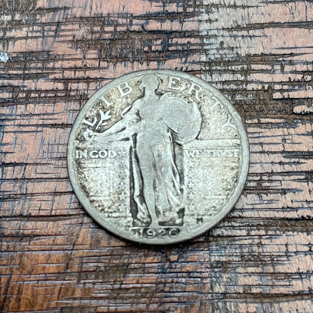 1926 25C US Standing Liberty Quarter