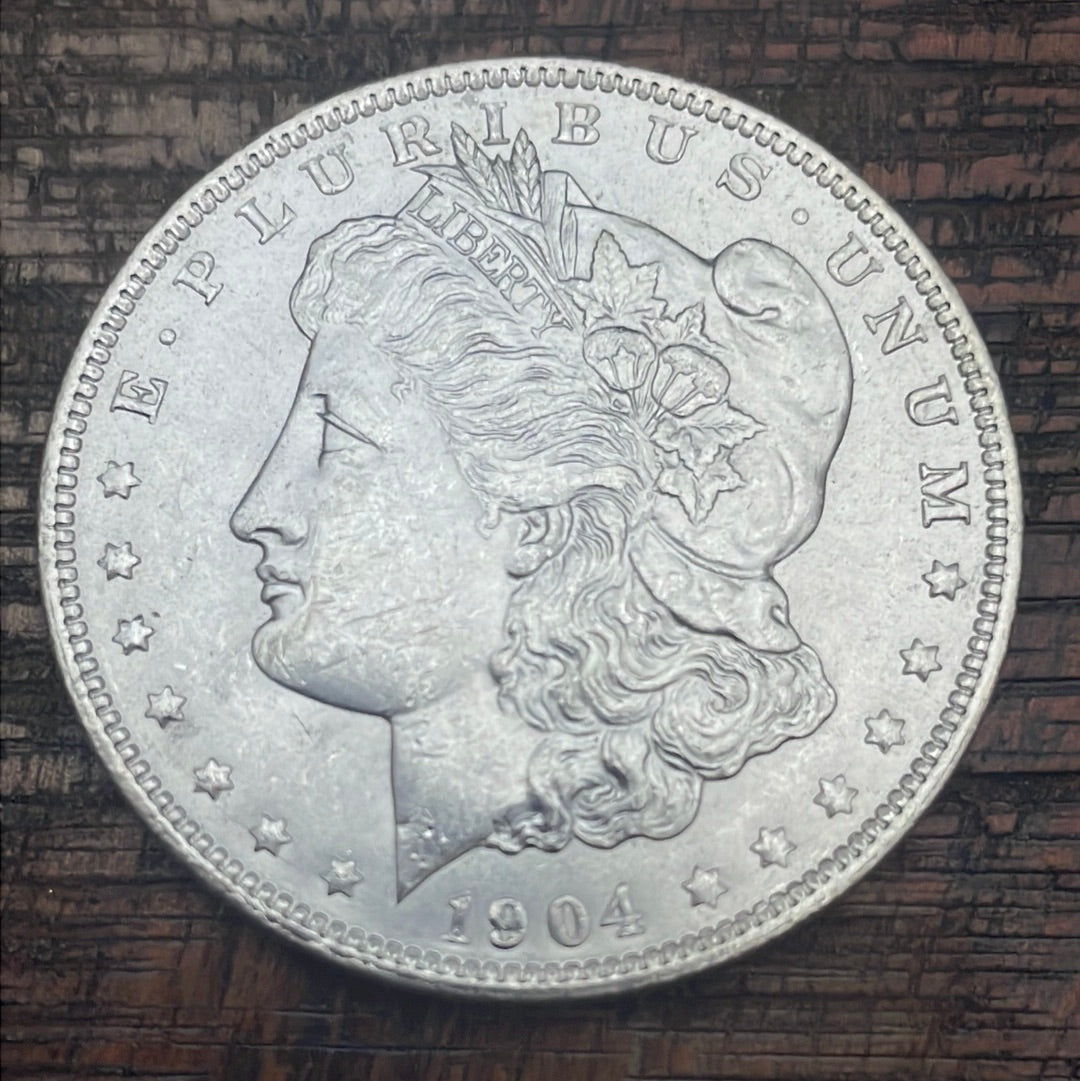 1904-O $1 US Morgan Silver Dollar
