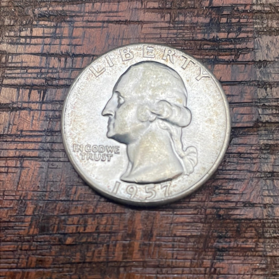 1957 25c US Washington Quarter