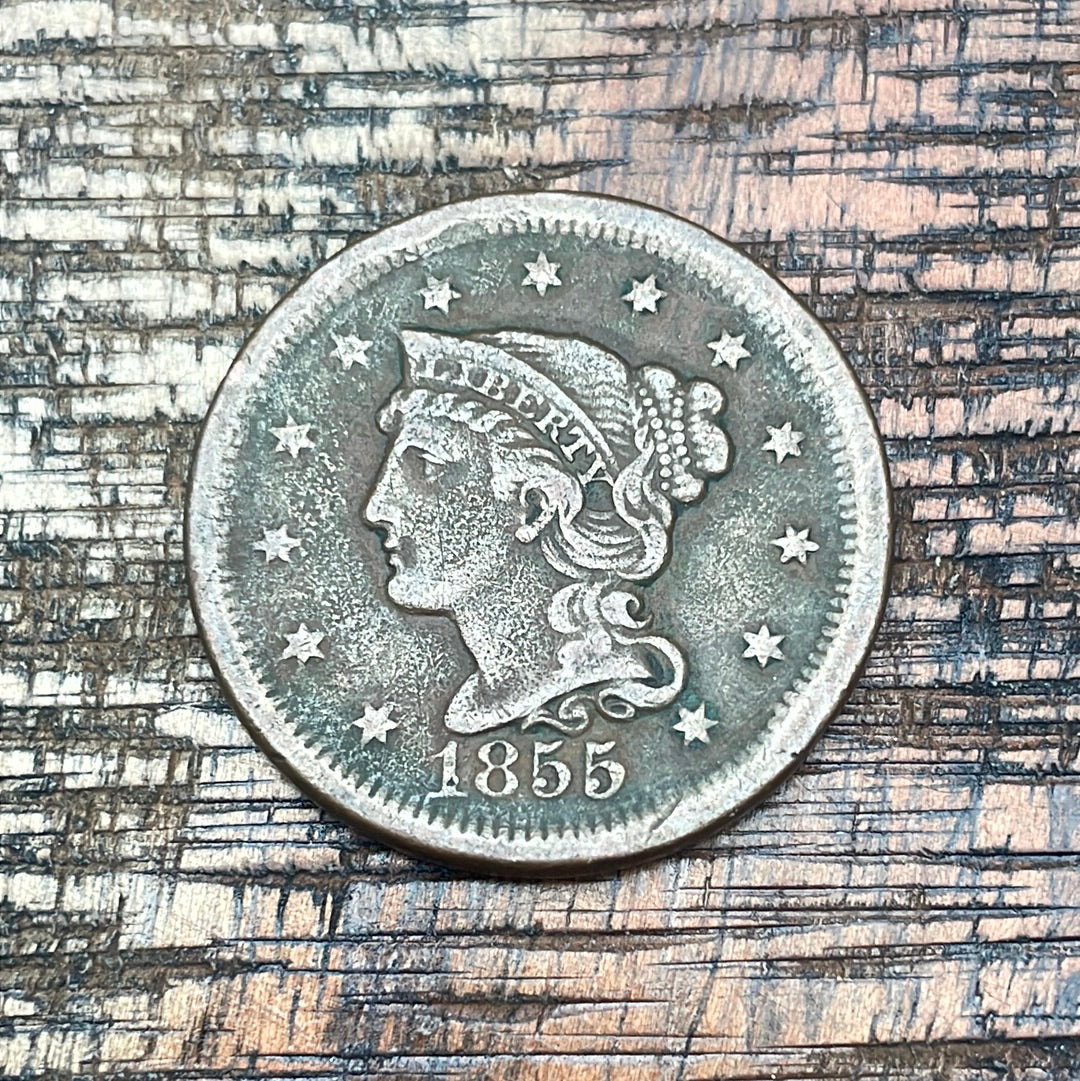 1855 1C Large Cent
