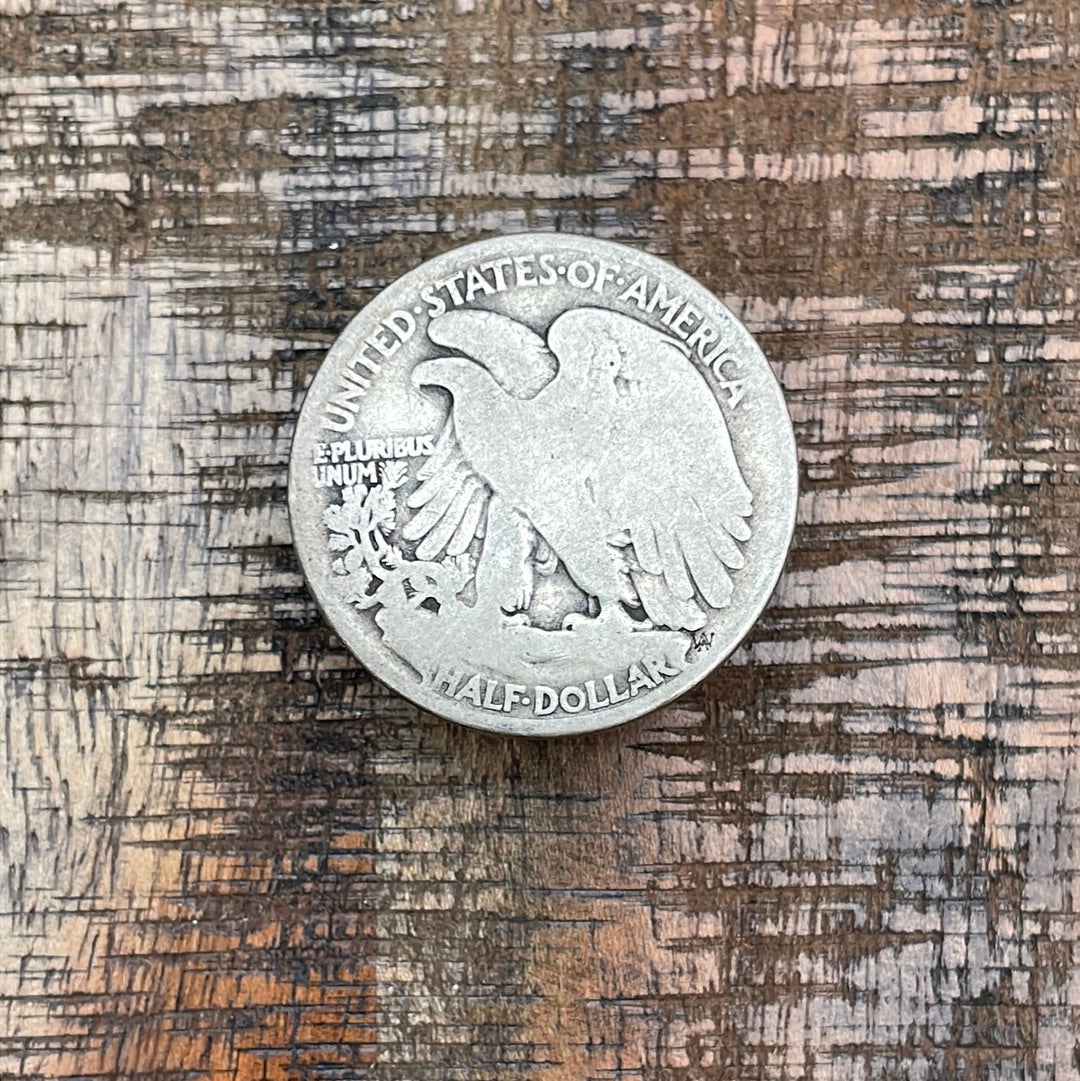 1920 50C US Walking Liberty Half Dollar