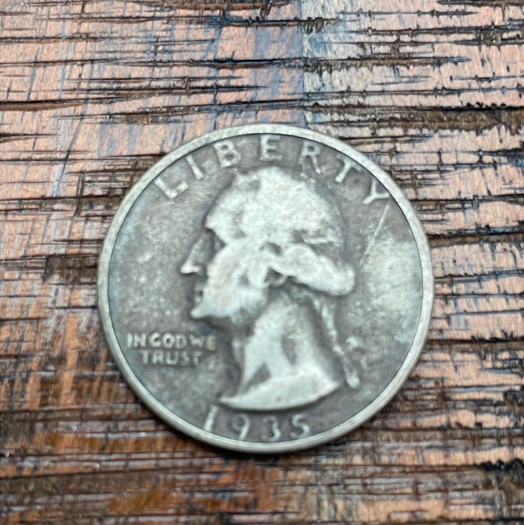 1935 25c US Washington Quarter