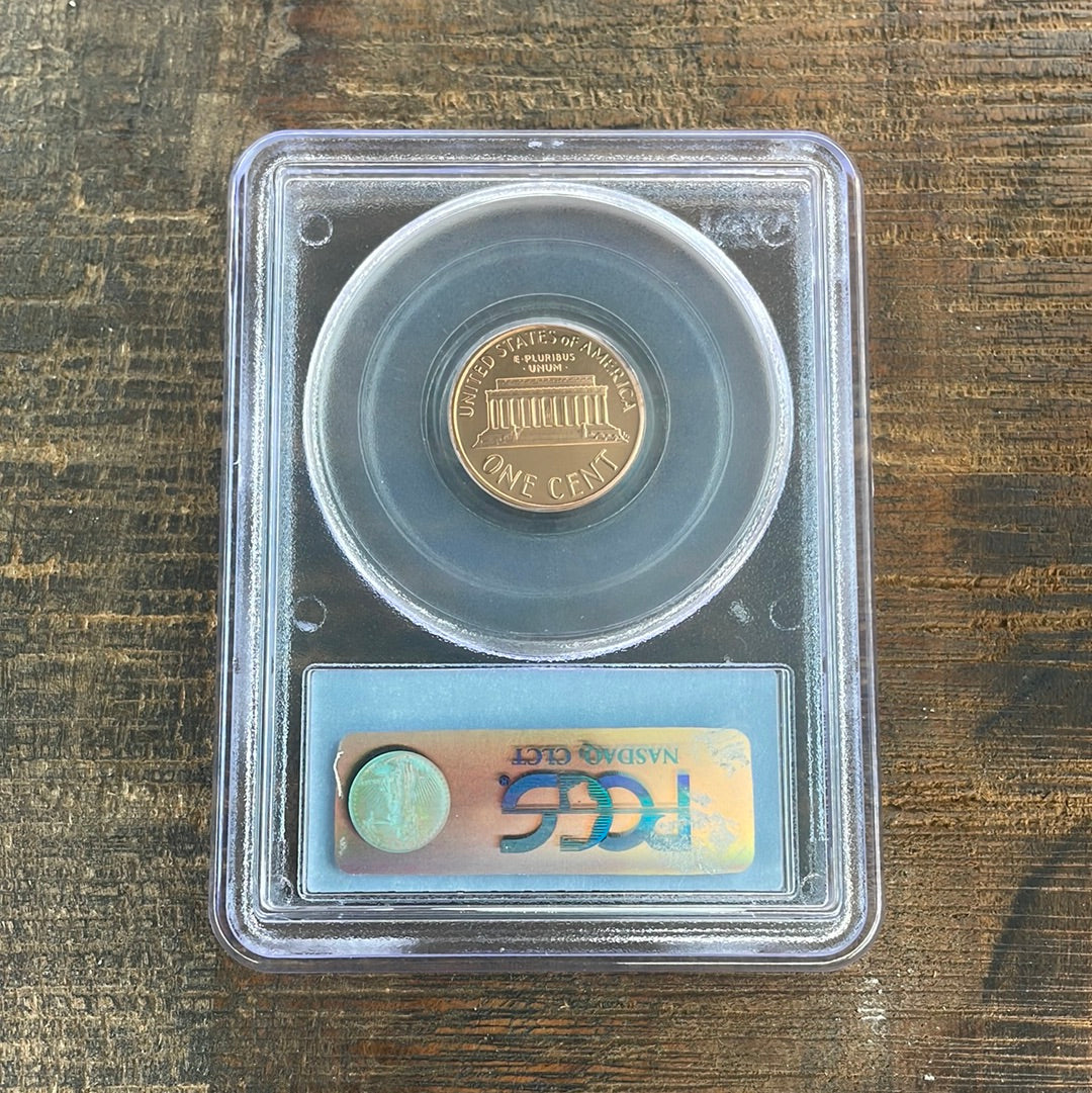 1987-S 1c US Lincoln Memorial Cent PCGS PR69RD DCAM